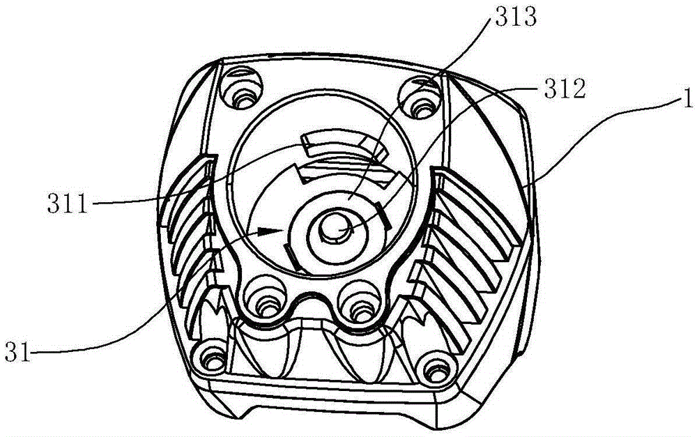 Quick disassembly structure and bicycle light with the disassembly structure