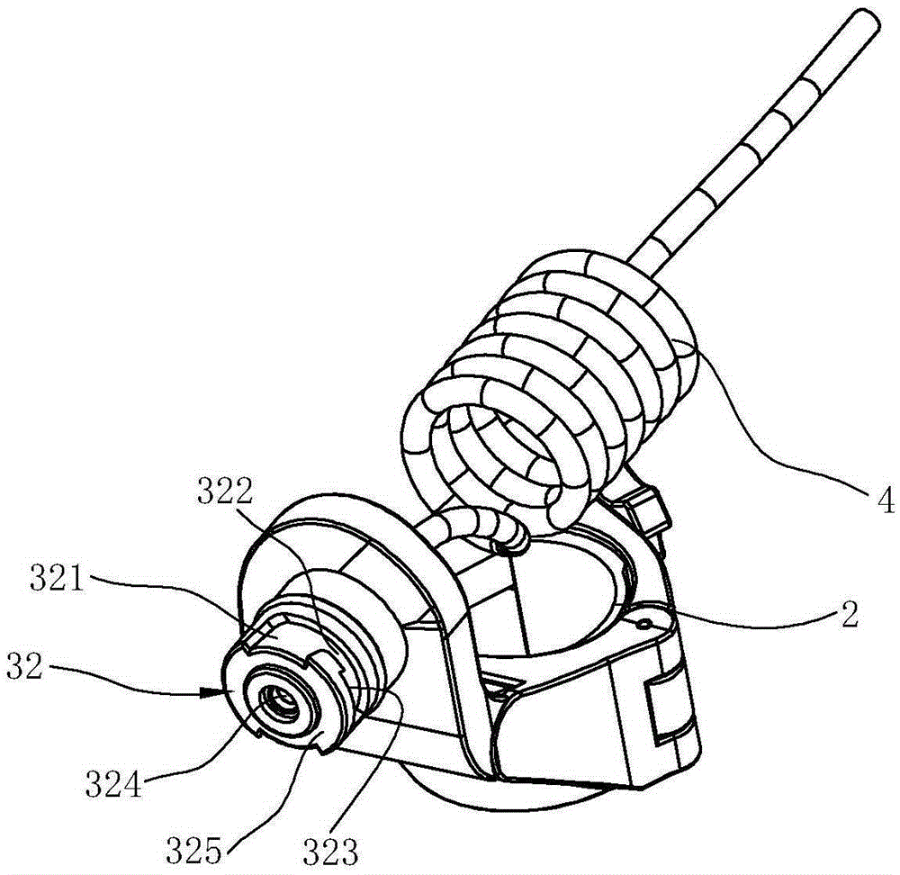 Quick disassembly structure and bicycle light with the disassembly structure