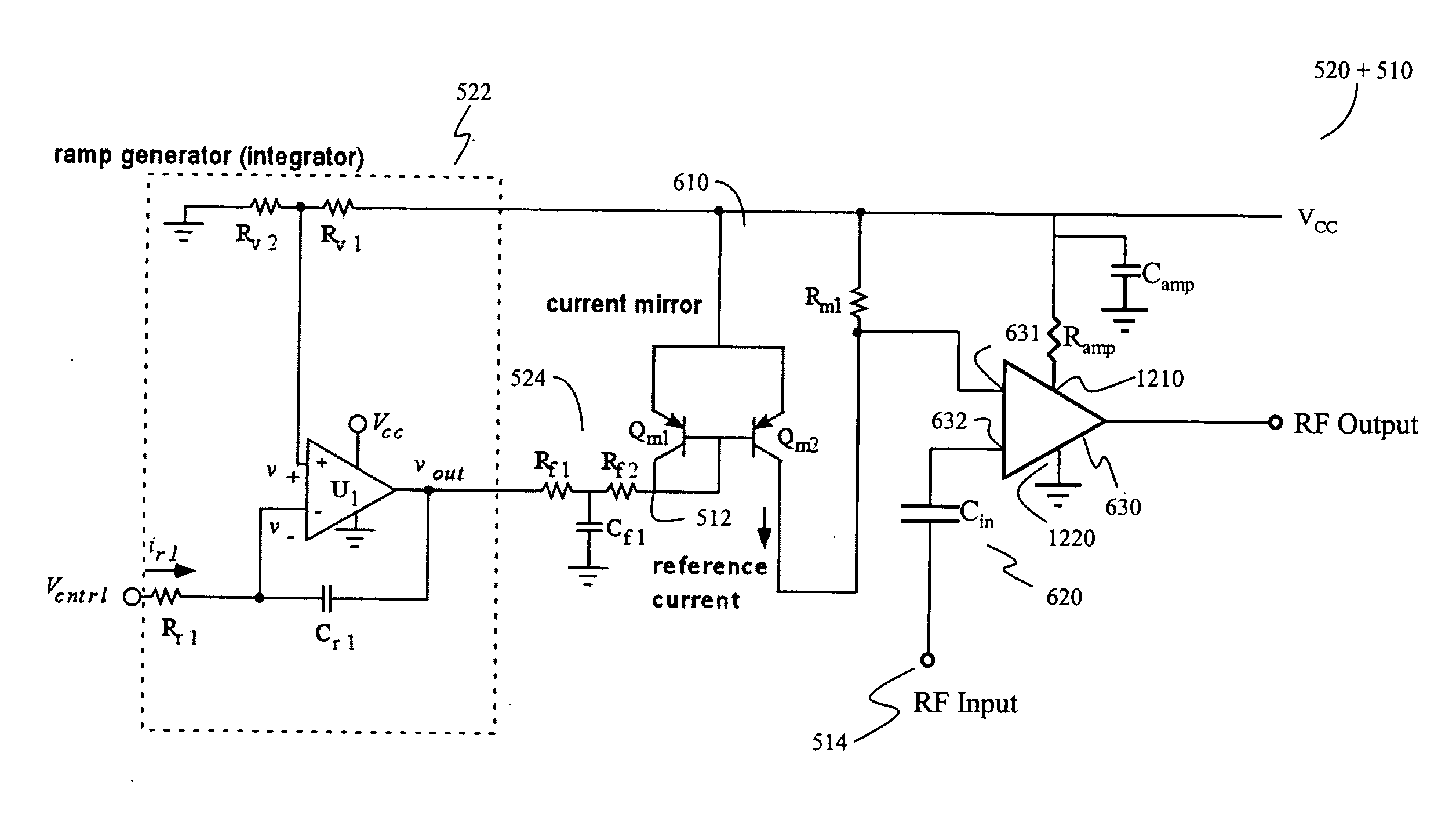 Linearized power amplifier modulator in an RFID reader
