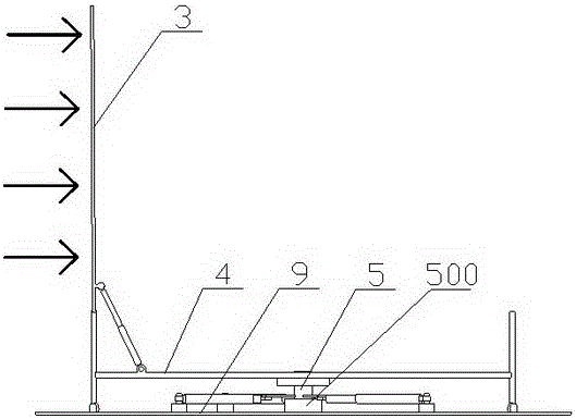 A positioning device for a solar energy receiving system