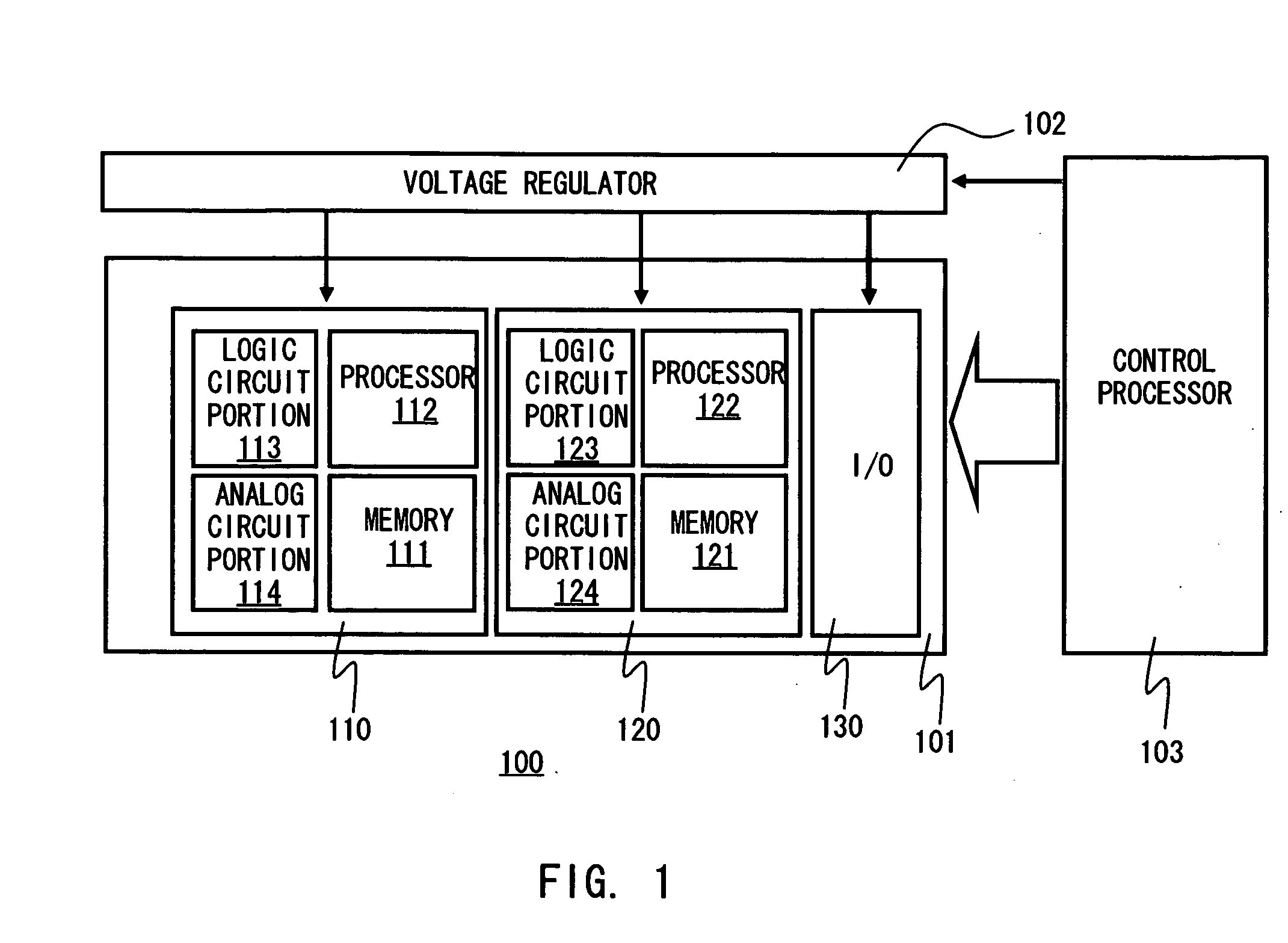 Semiconductor circuit apparatus with power save mode