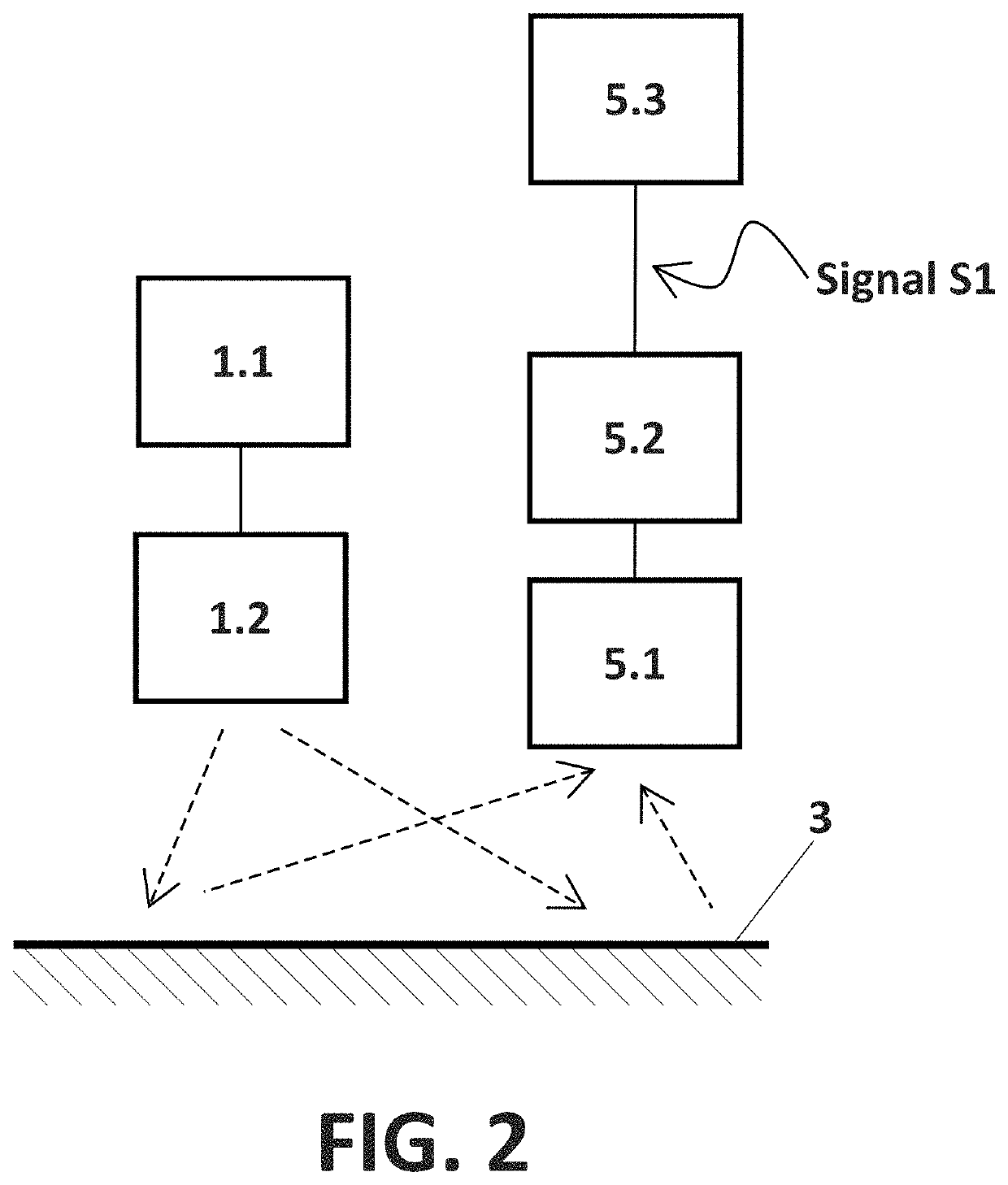 Road condition sensor and method for detecting the state condition of the roadway