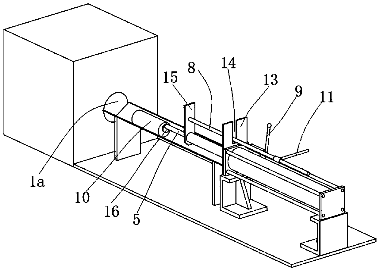 Workblank feeding device for front end of heating furnace