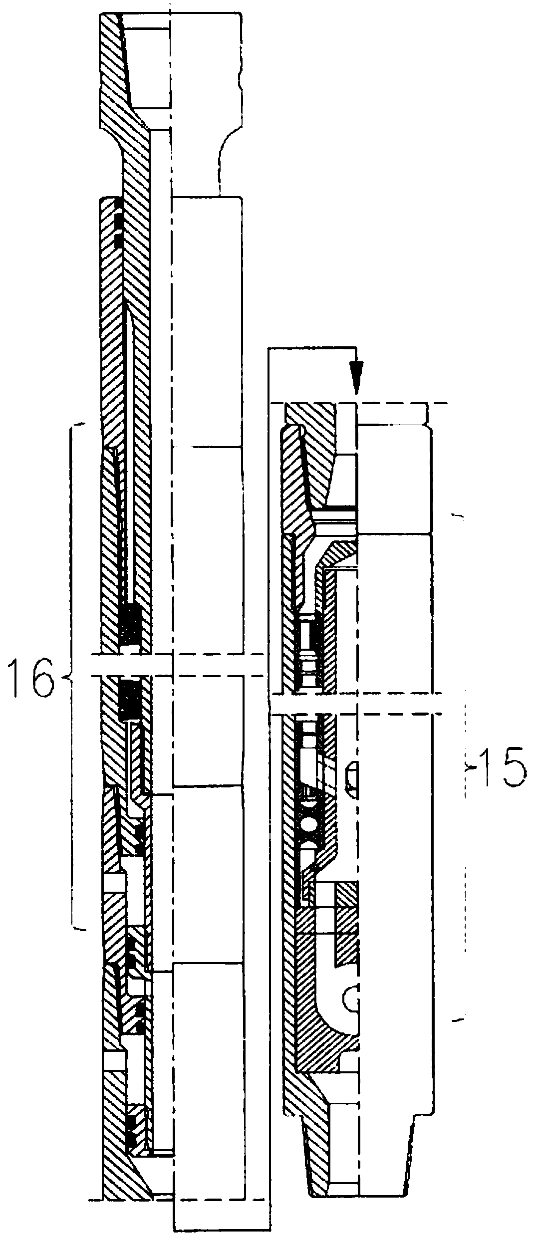 Low-pressure-loss downhole vibration acceleration tool