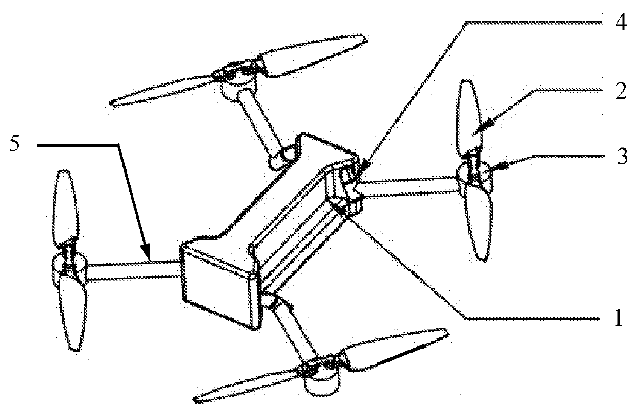 Foldable multi-rotor UAV