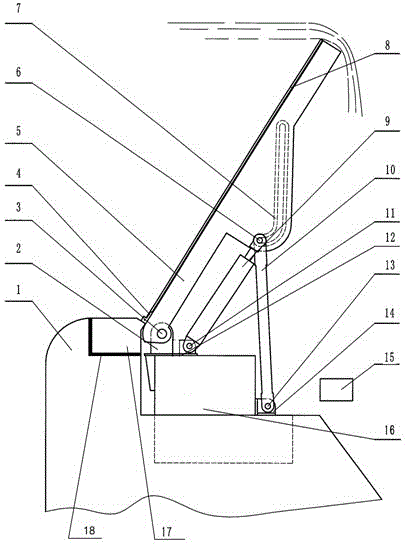 Bottom opening type flap gate and water storing and draining method implemented by same
