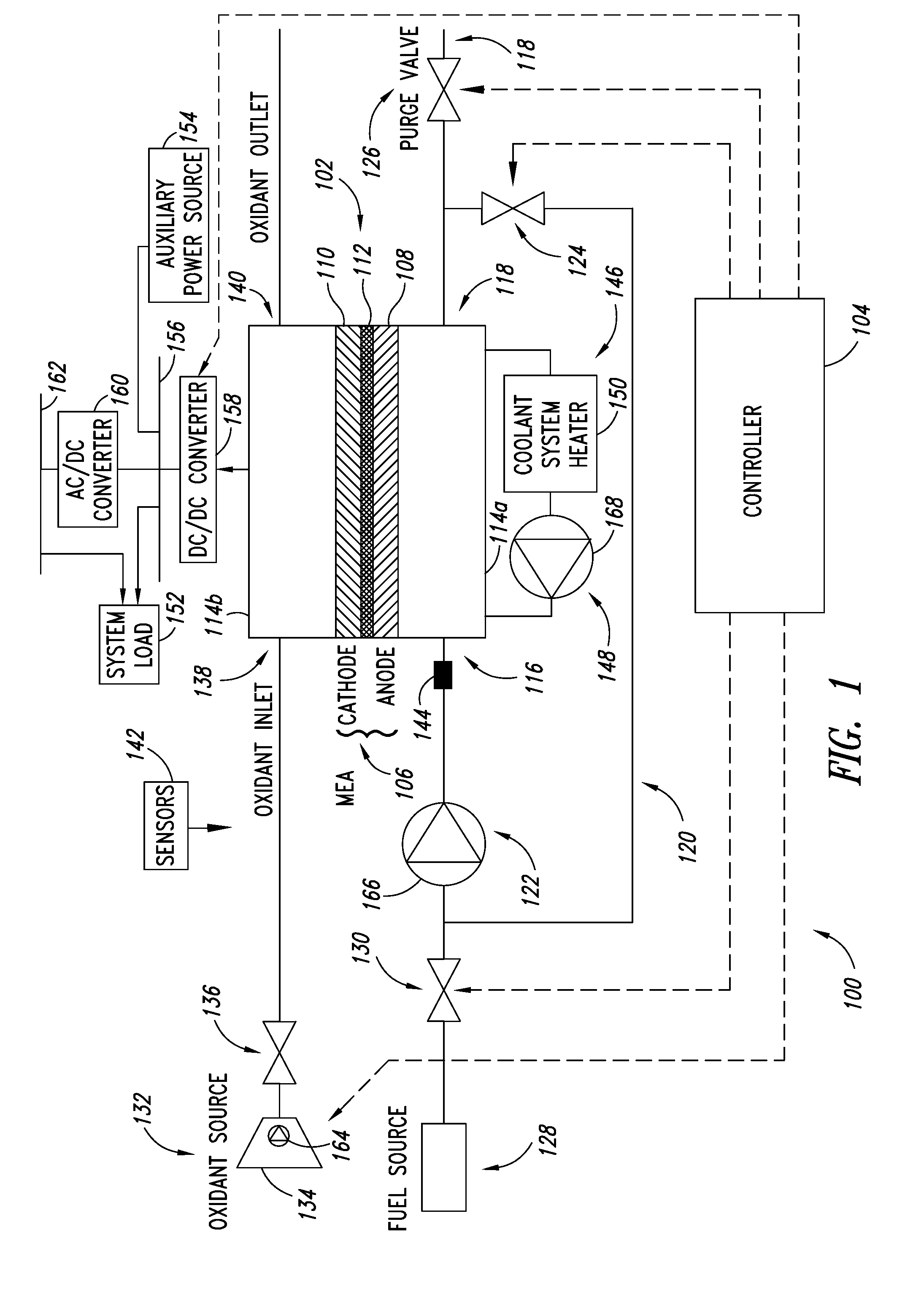 System and method of starting a fuel cell system