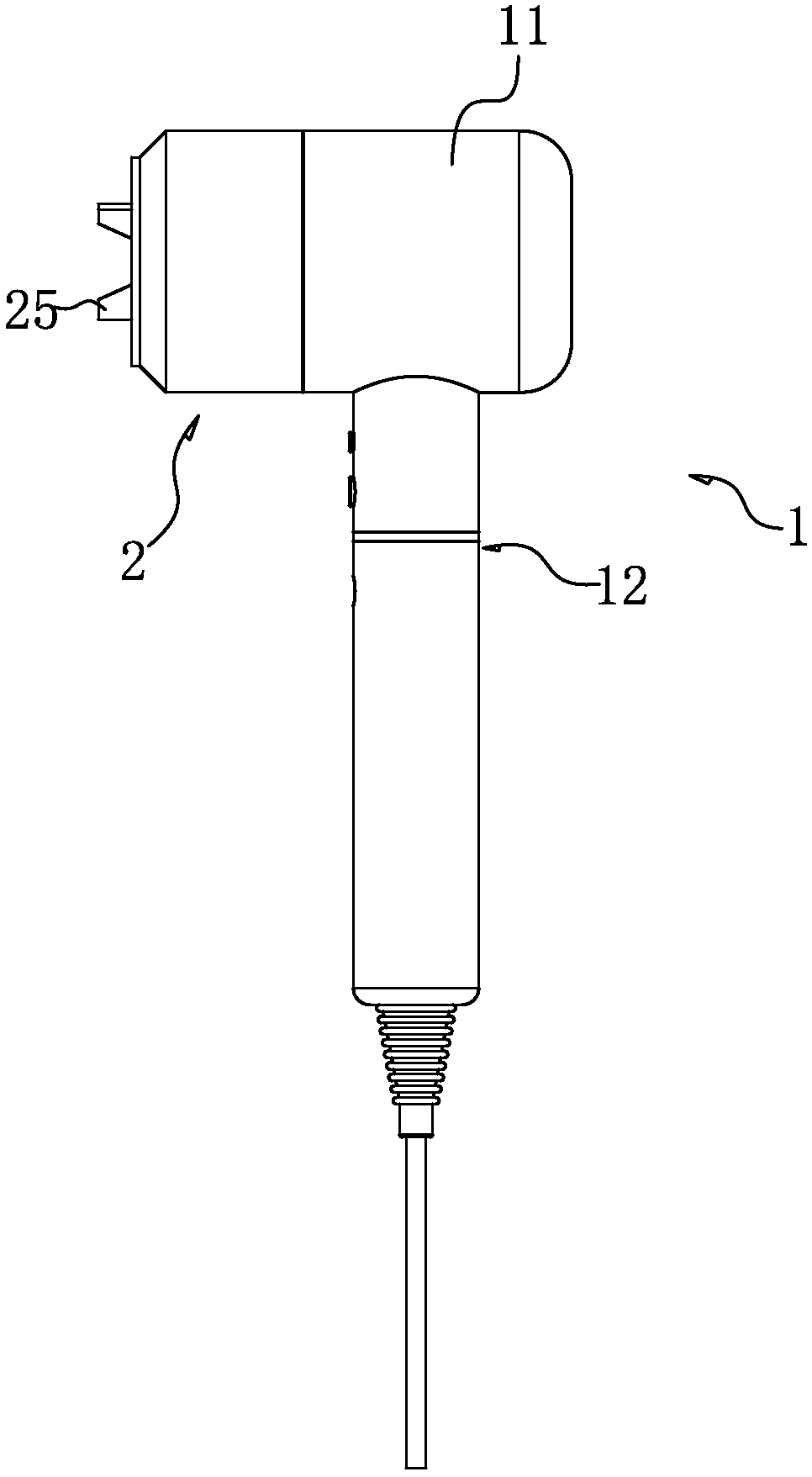 Hairdryer with shaping spraying function