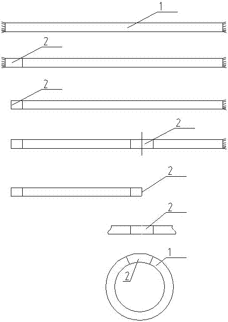 A special sealing ring for an embedded filter cloth filter plate and its manufacturing method