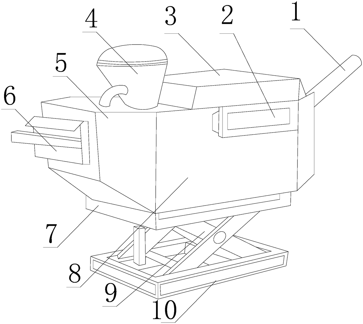 Device for ceramic part casting