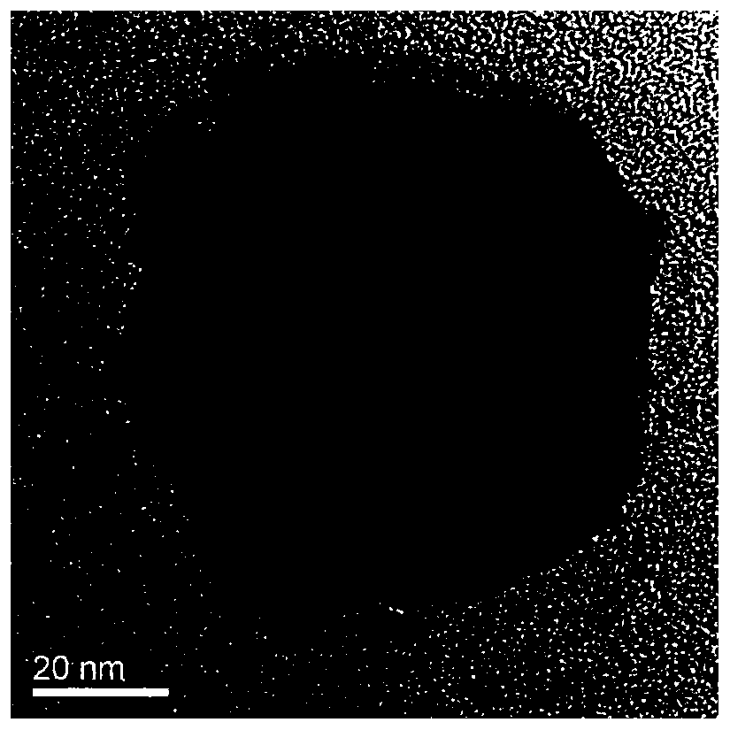 Satellite-like UCGM nanocomposite material and preparation method thereof