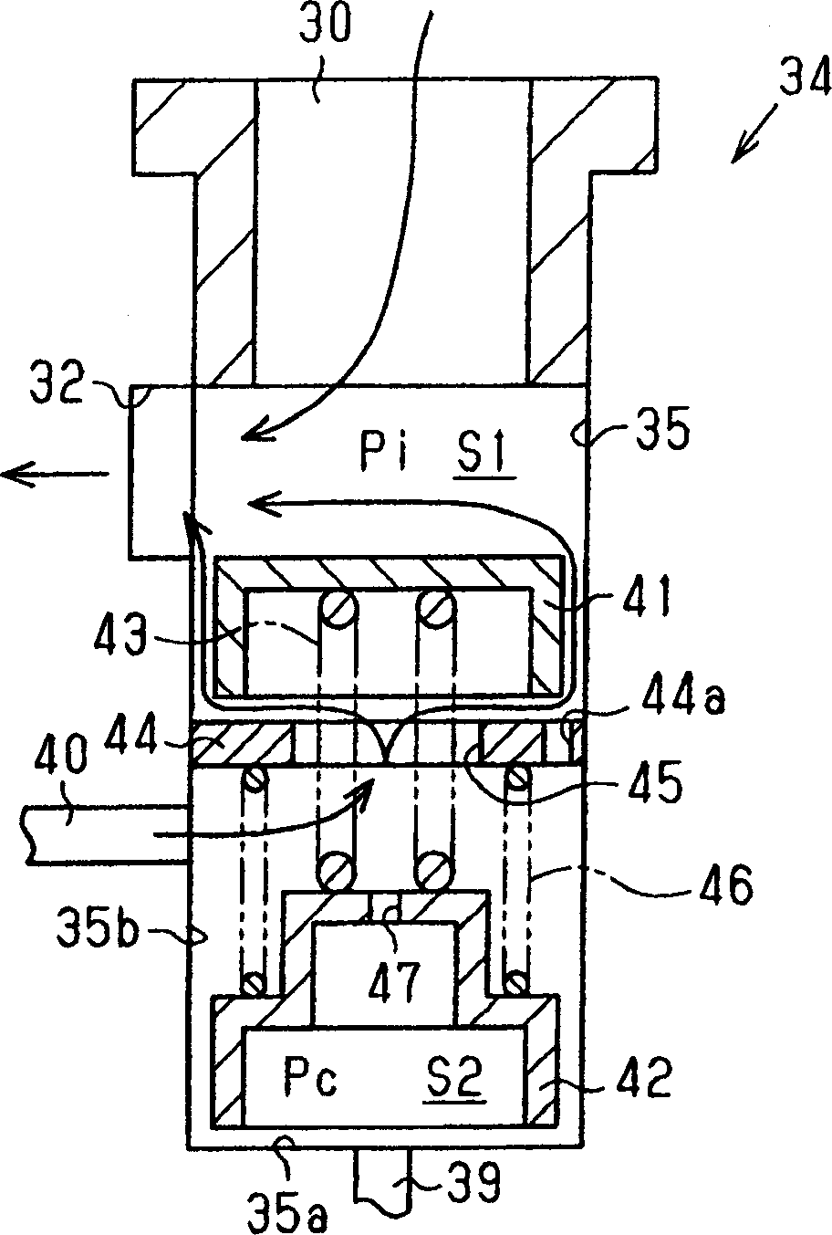 Variable displacement compressor