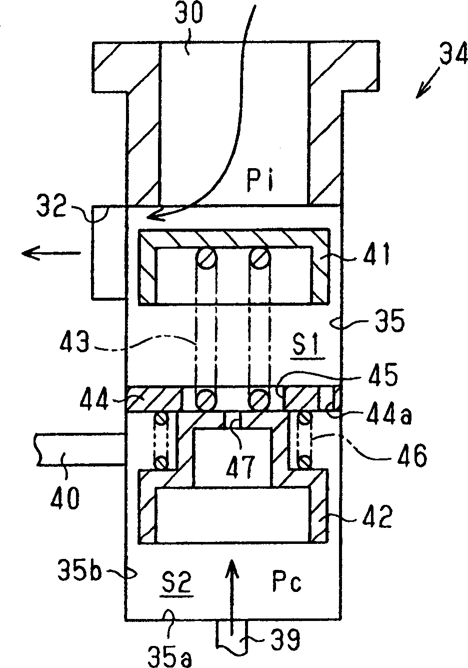 Variable displacement compressor