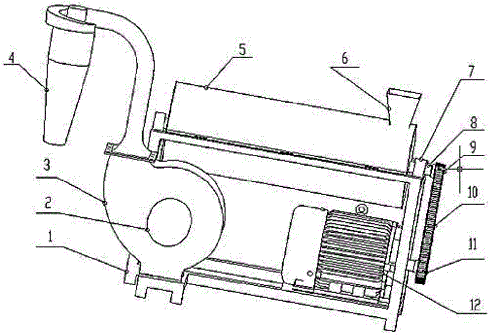 A shiitake mushroom handle loosening machine