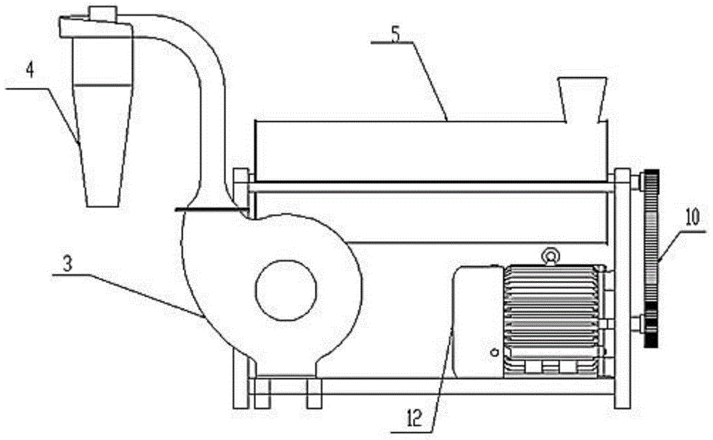 A shiitake mushroom handle loosening machine