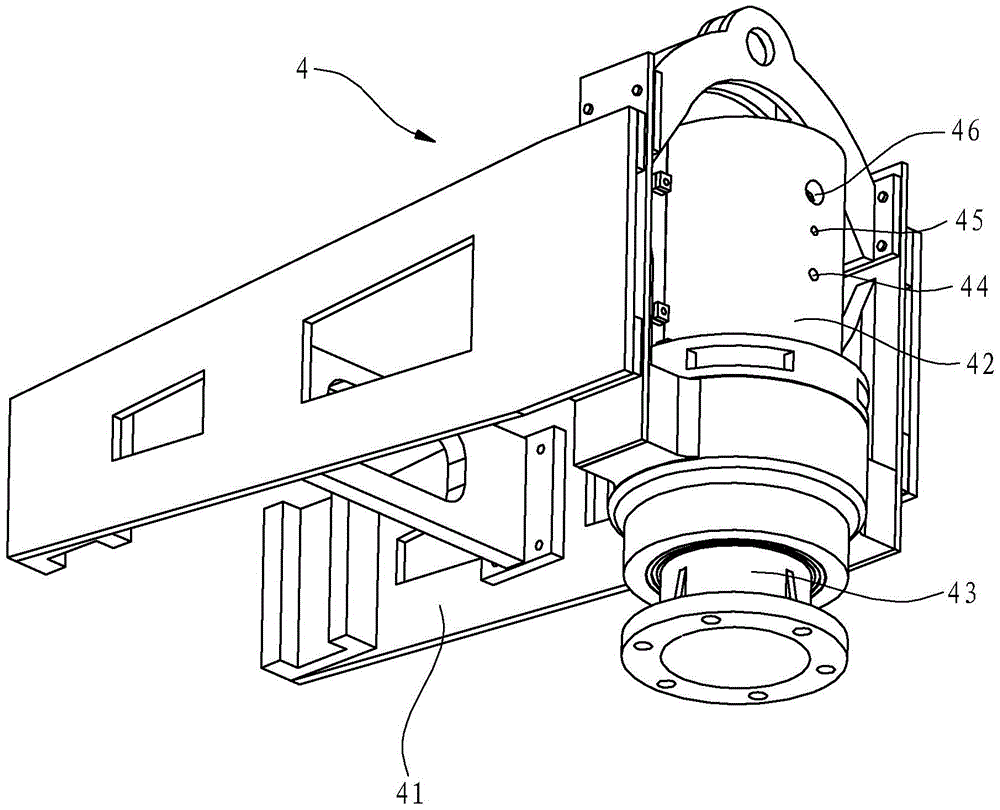 A hydraulic reaming circular drilling rig and its construction technology for reaming piles