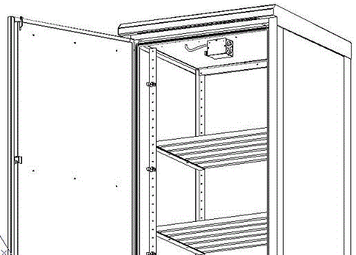 A hydrogen exhaust device for a sealed battery compartment for communication