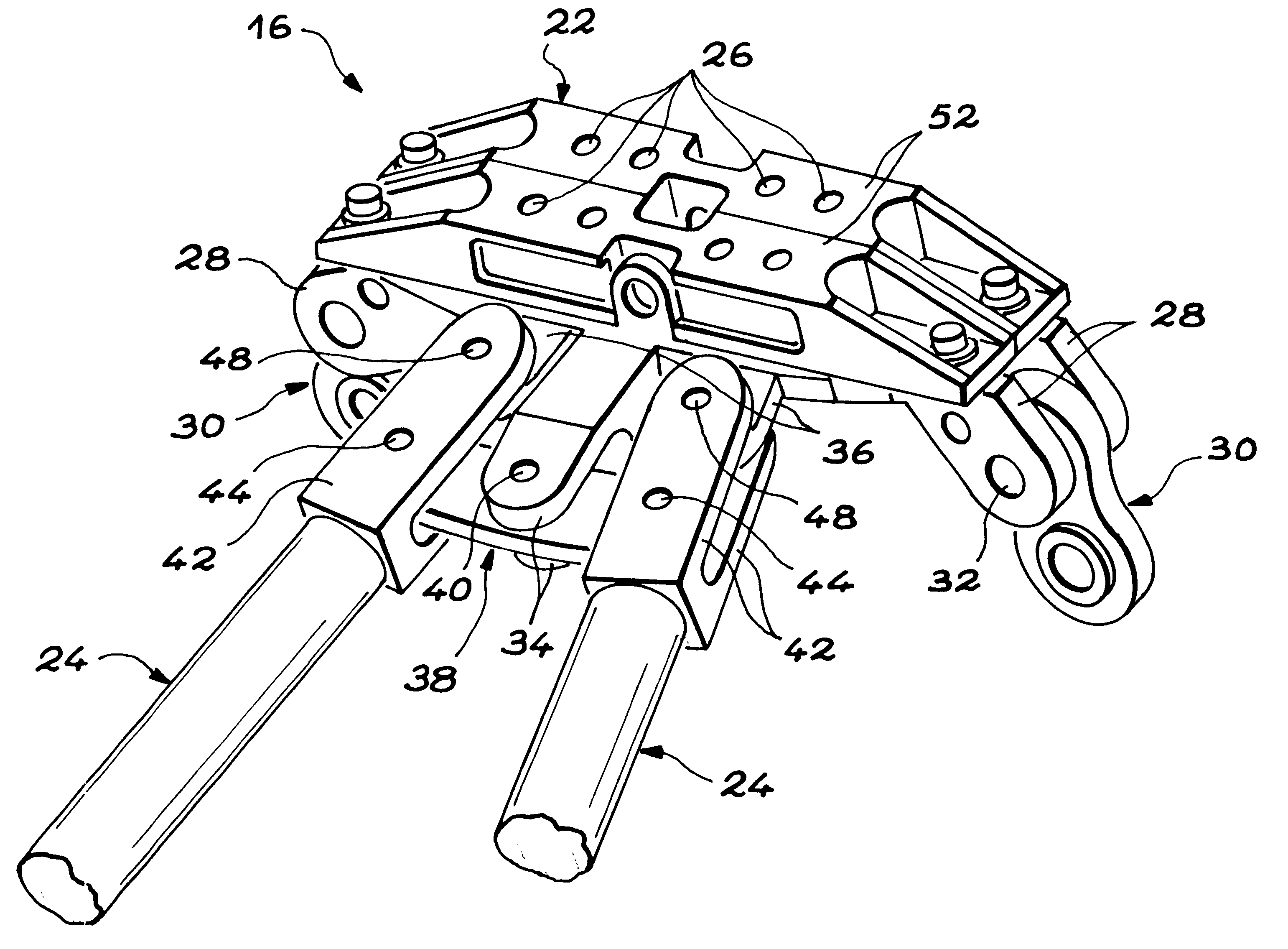 Device for aircraft thrust recovery capable of linking a turboshaft engine and an engine strut