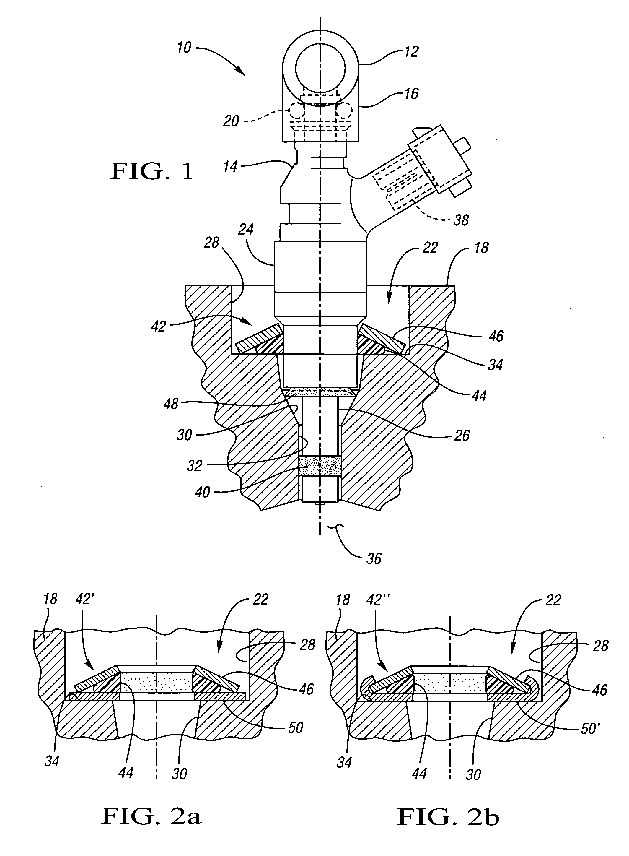 Fuel injector isolation seat