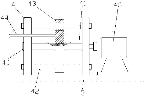 Metal sheet electrochemical inner spray cutting forcible entry device and method