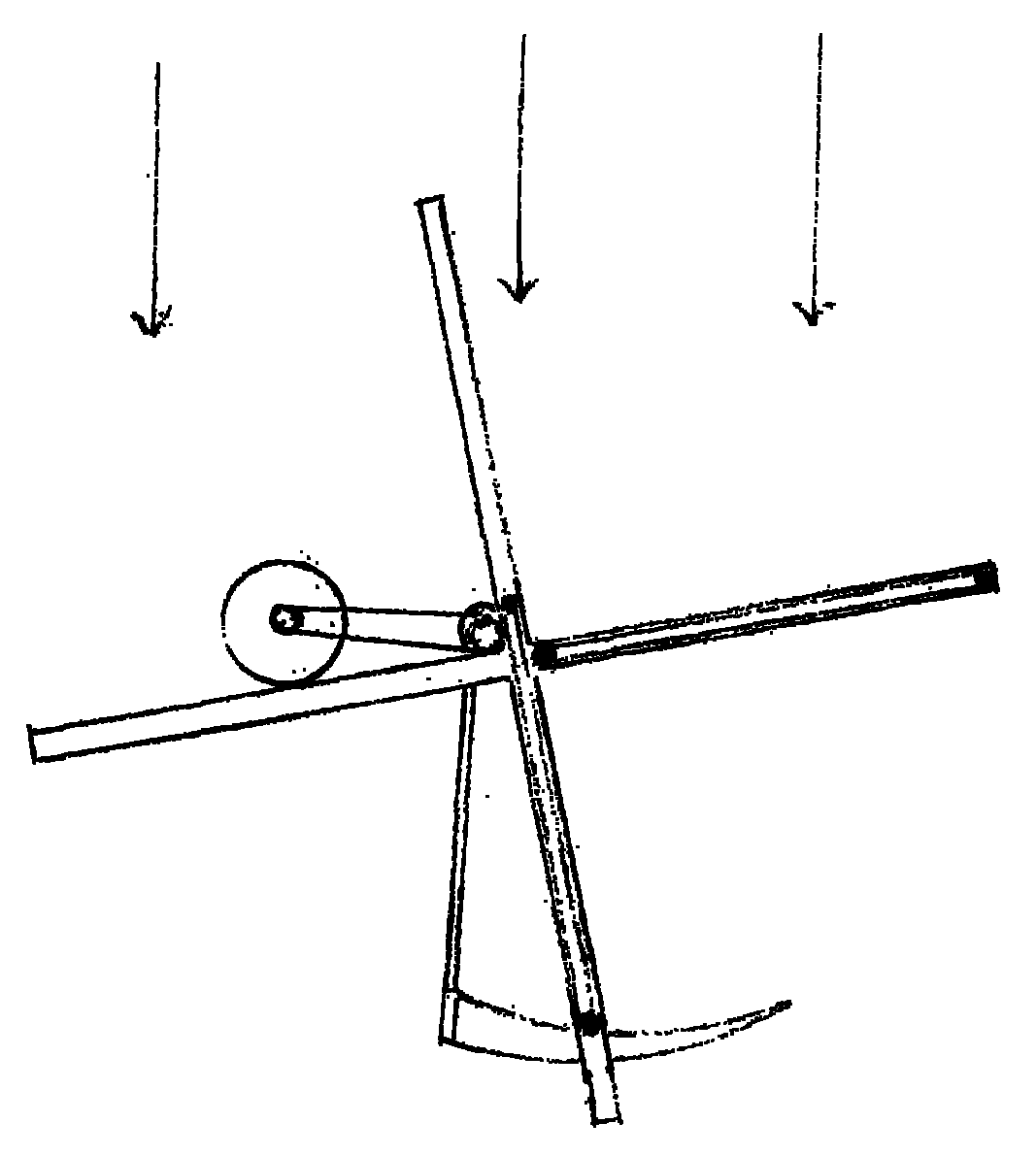 Sliding door type vertical-axis wind driven generator