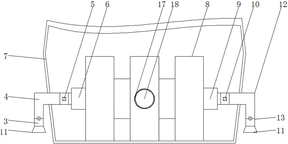 Ship water spraying side thrust device