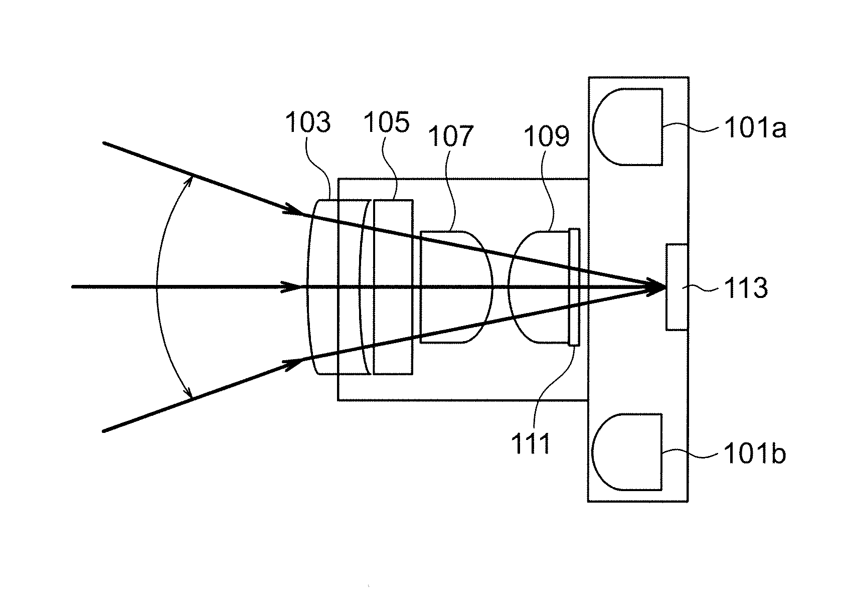 Filter for light receiving element, and light receiving device