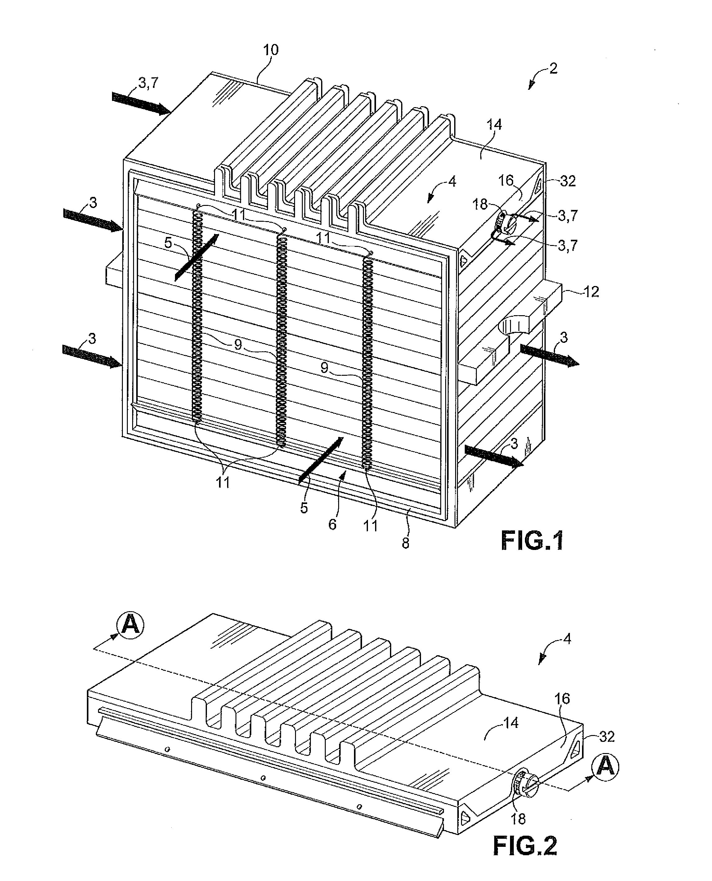 Adjustable air flow bypass in a water vapor transfer assembly to reduce beginning of life water transfer variation