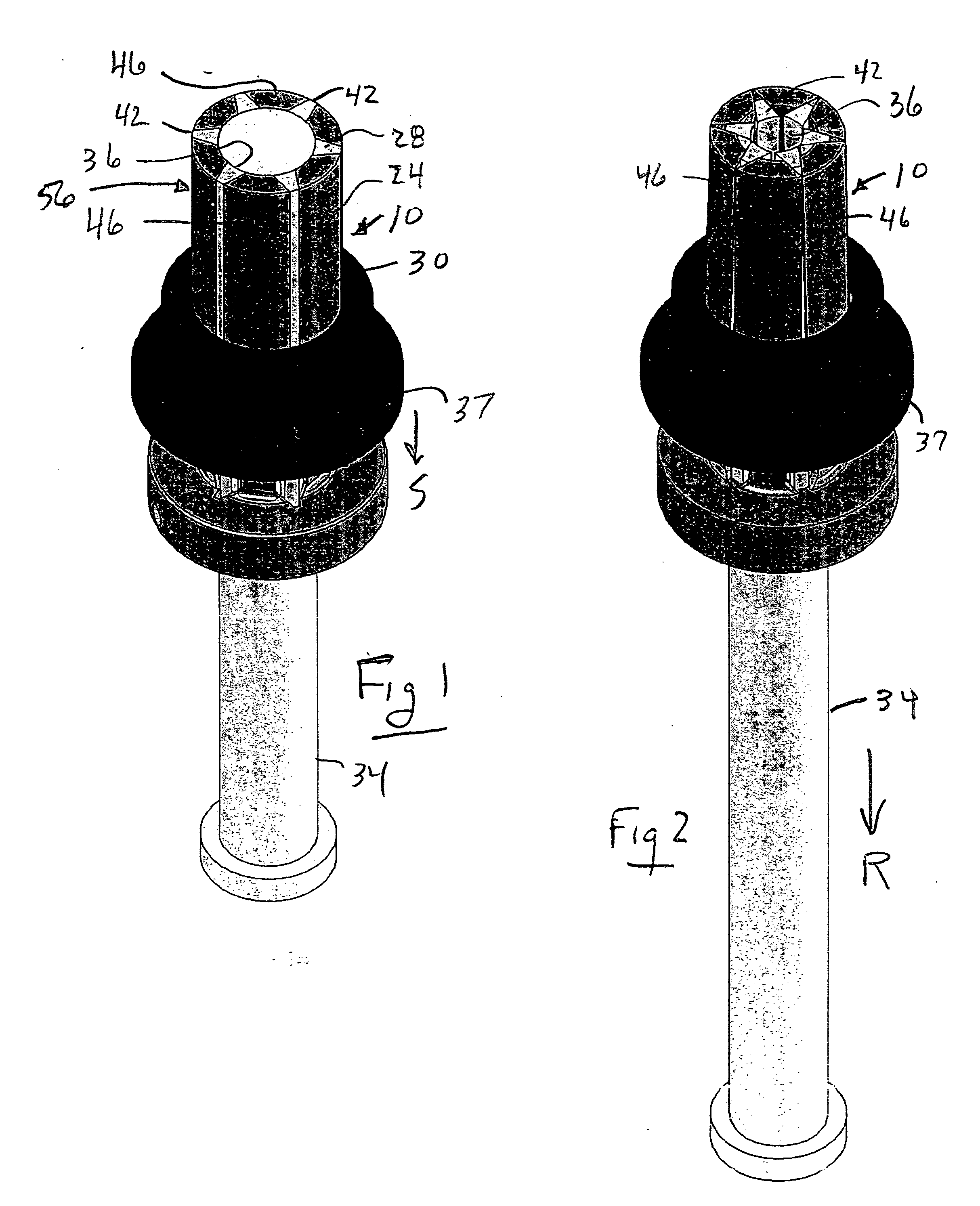 Collapsible core assembly for a molding apparatus