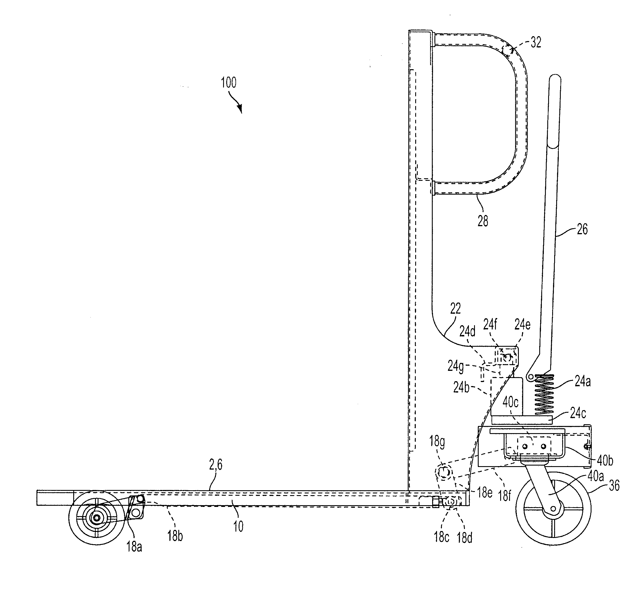 Pallet jack system and method for the transportation of stackable packaged goods pallets