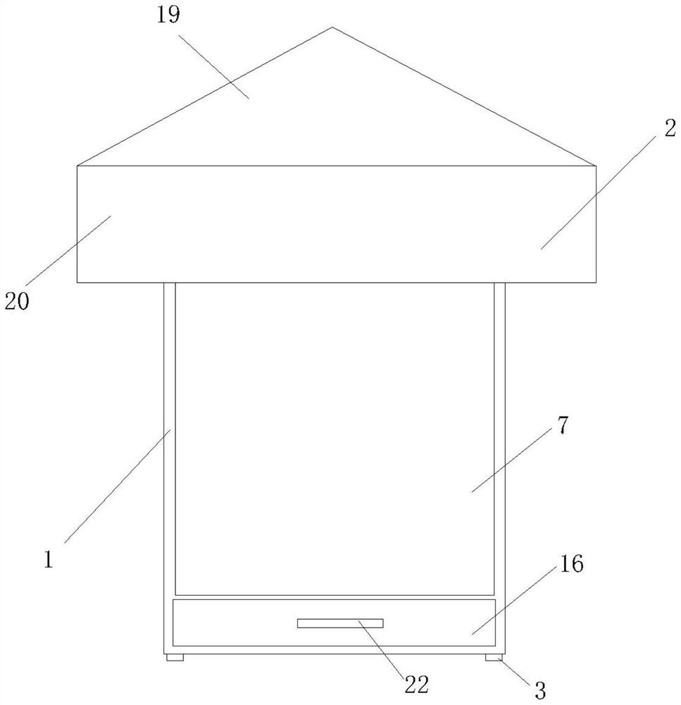 Protection structure and protection method of switch cabinet