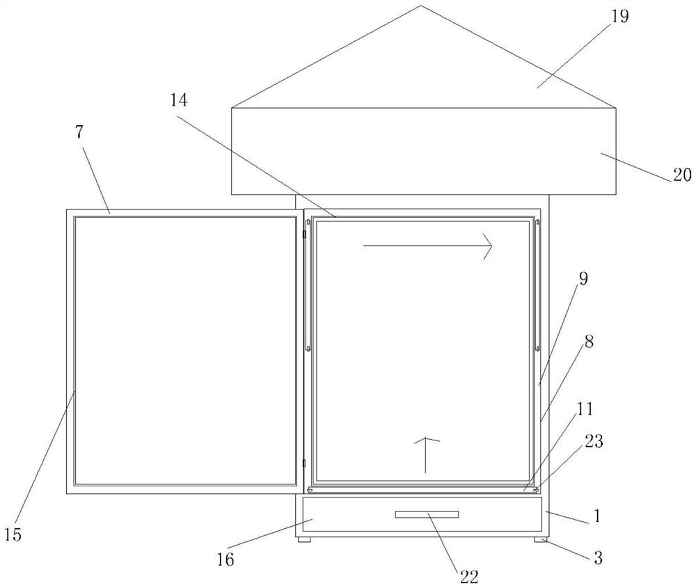 Protection structure and protection method of switch cabinet