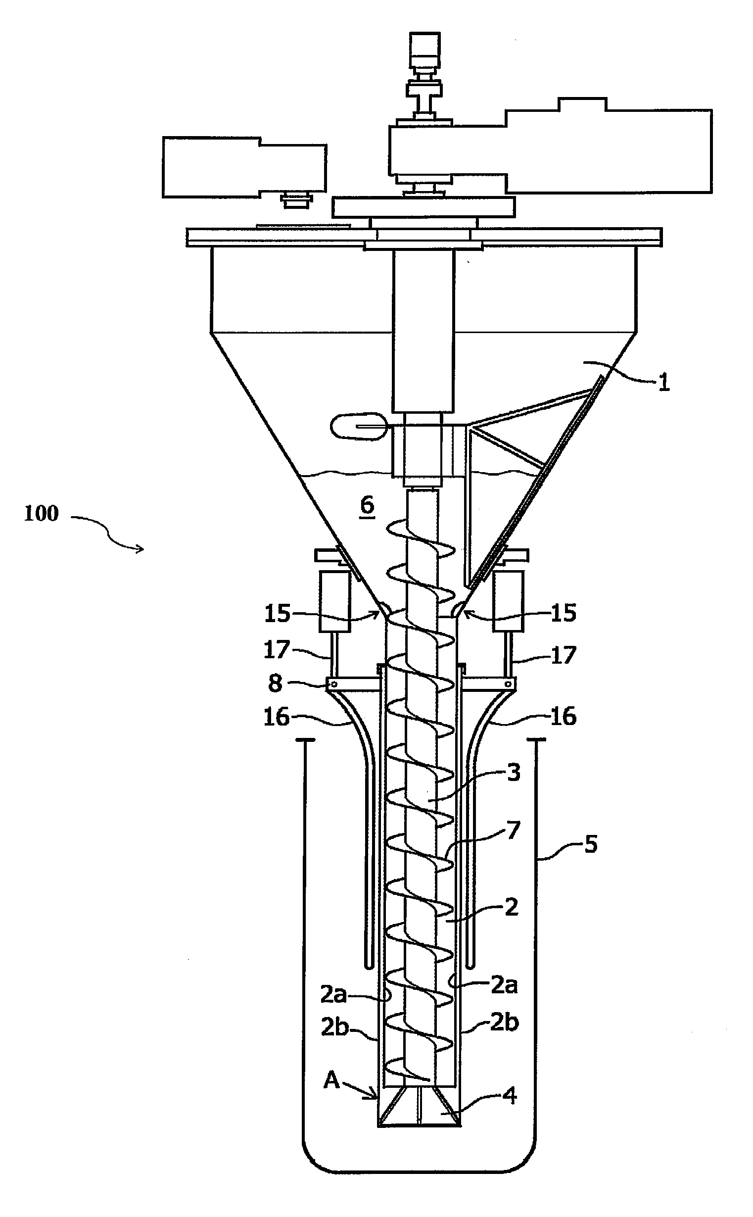 Device and method for packaging bulk material
