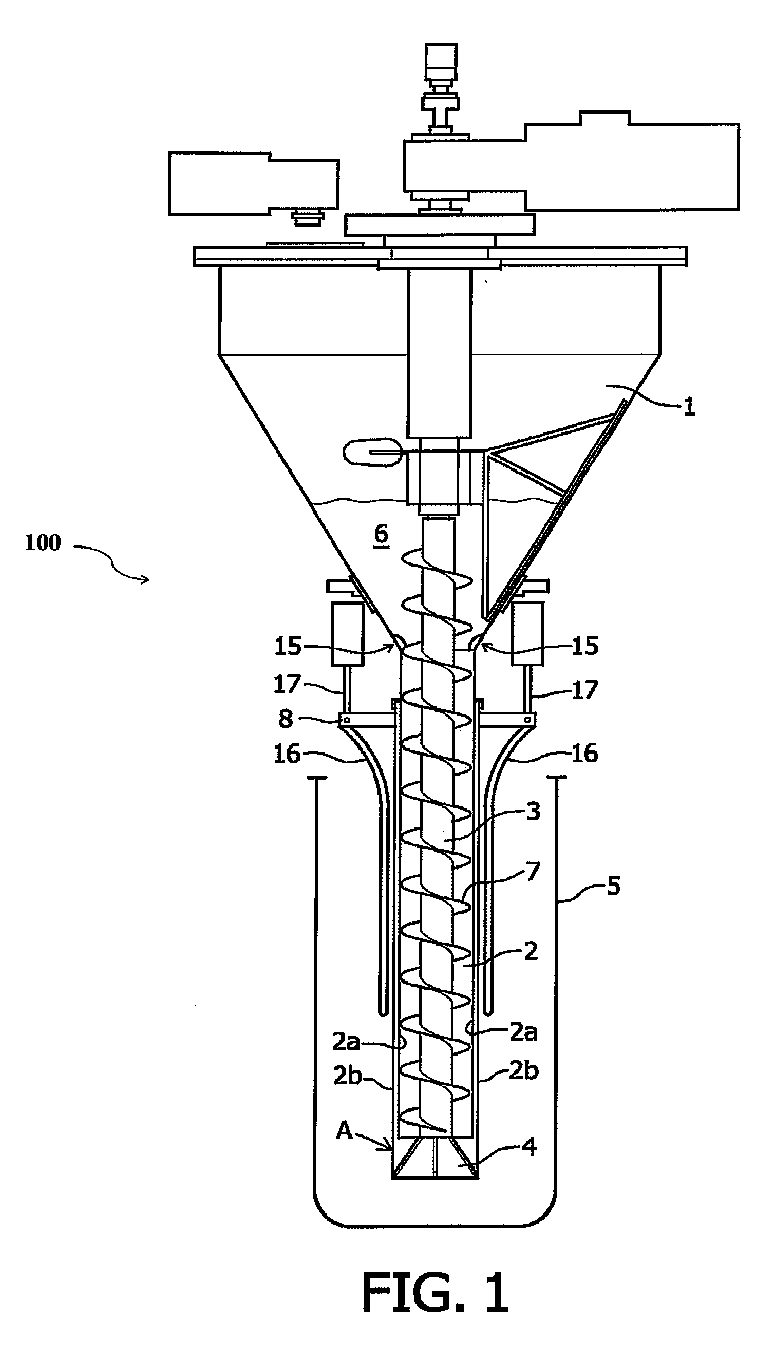 Device and method for packaging bulk material