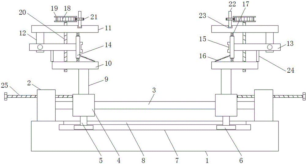 Fine tuning fixing device for capacitor processing