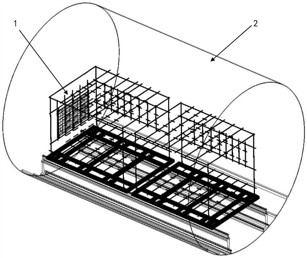 Infrared lamp array heat flow calibration method and calibration device in satellite heat balance test