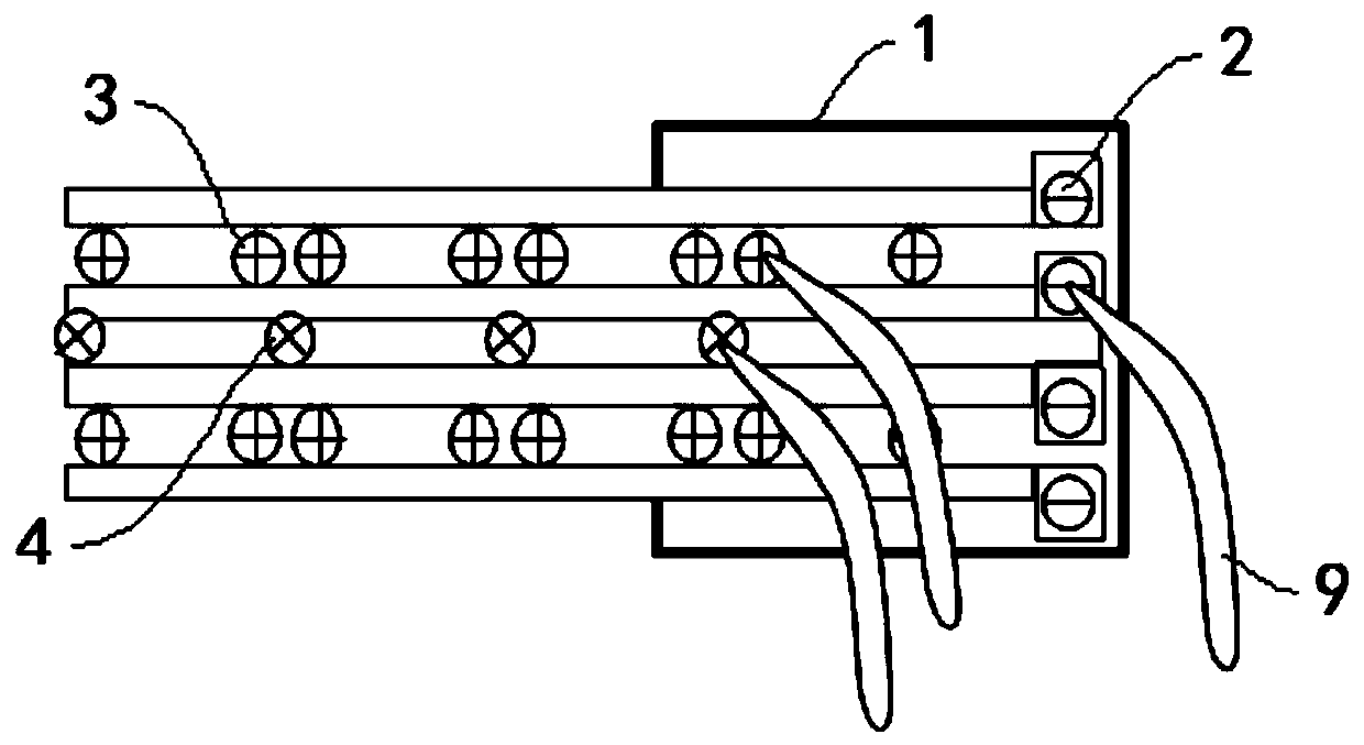 A kind of semiconductor array device testing method