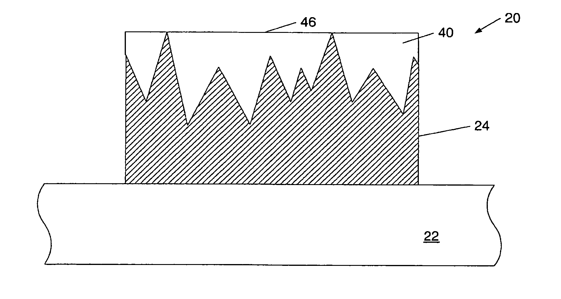 Smooth metal semiconductor surface and method for making the same