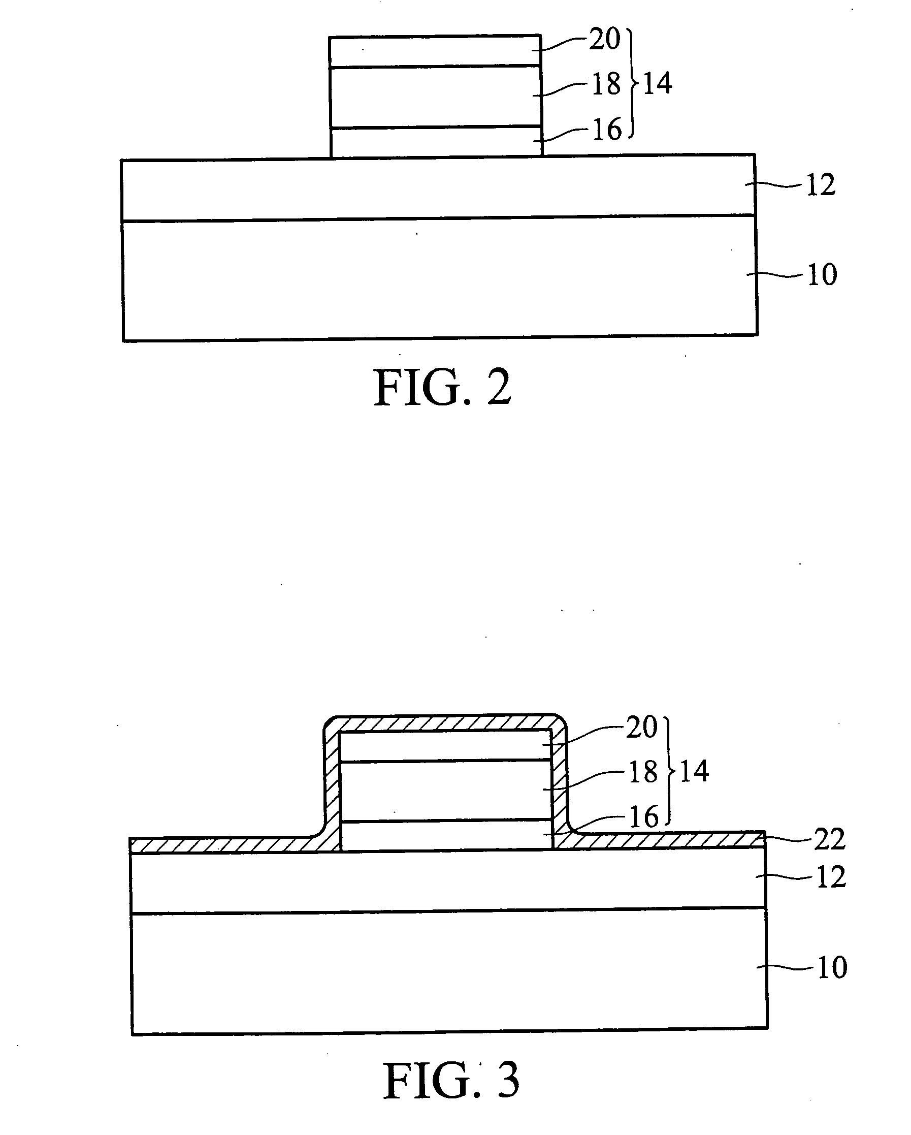 Mirror process using tungsten passivation layer for preventing metal-spiking induced mirror bridging and improving mirror curvature