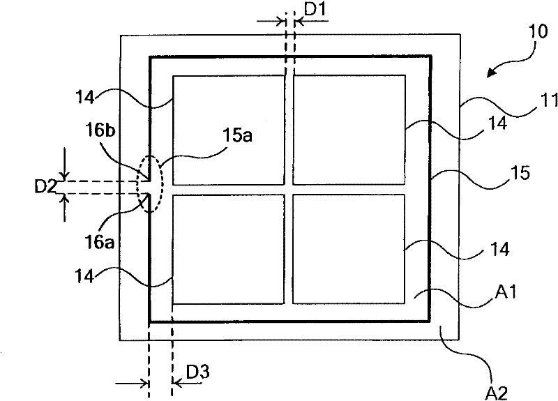 Liquid crystal panel mounting substrate, and method for producing the same