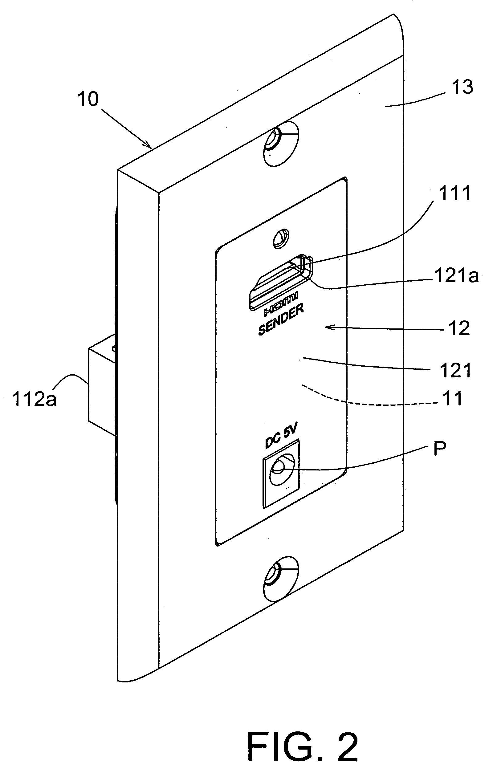 In-Wall video/audio signal adapter device