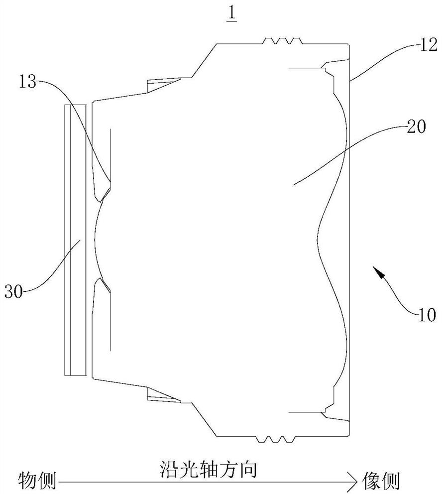 Lens, image capturing module and electronic device