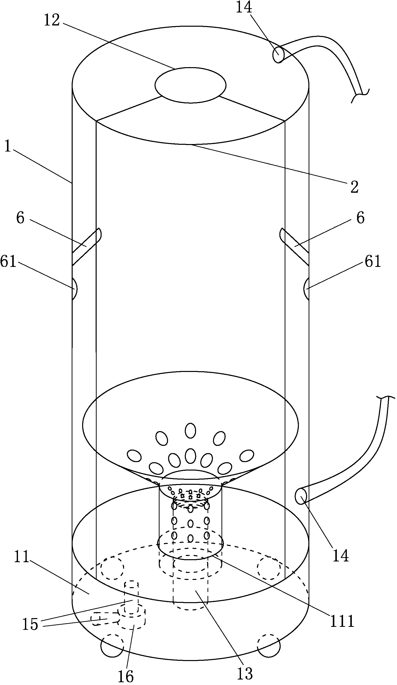 Water vortex showering machine