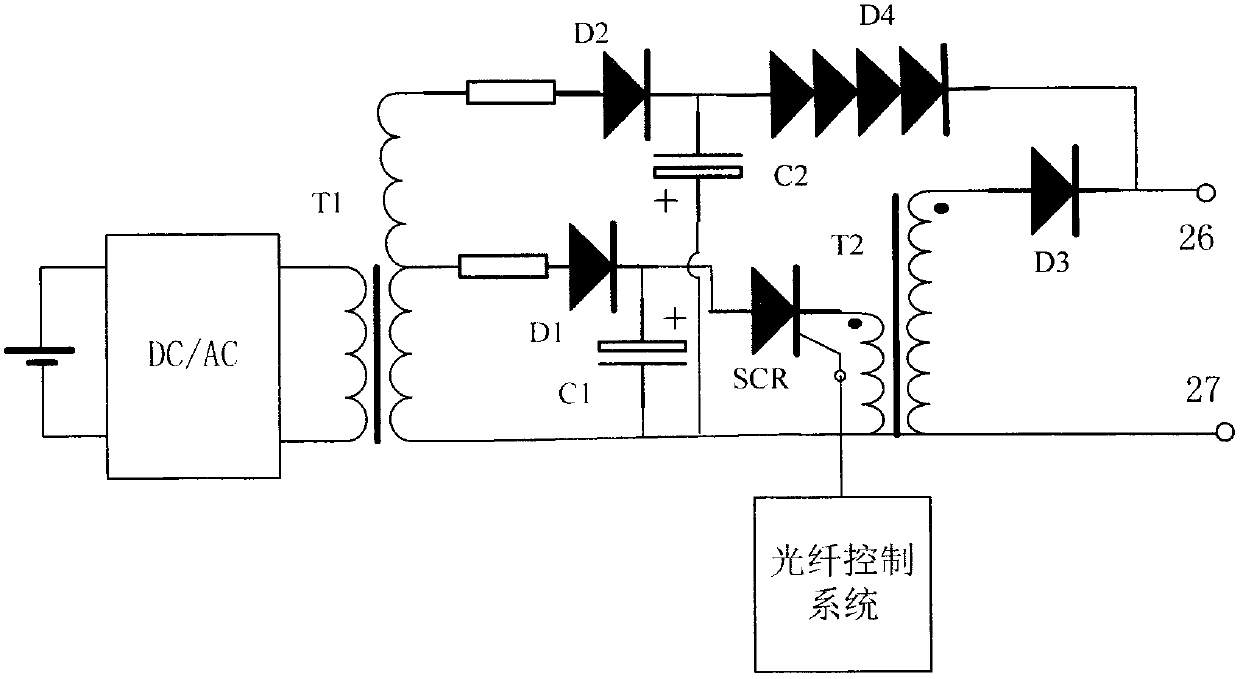 Multi-gap vacuum switch based on plasma jet triggering