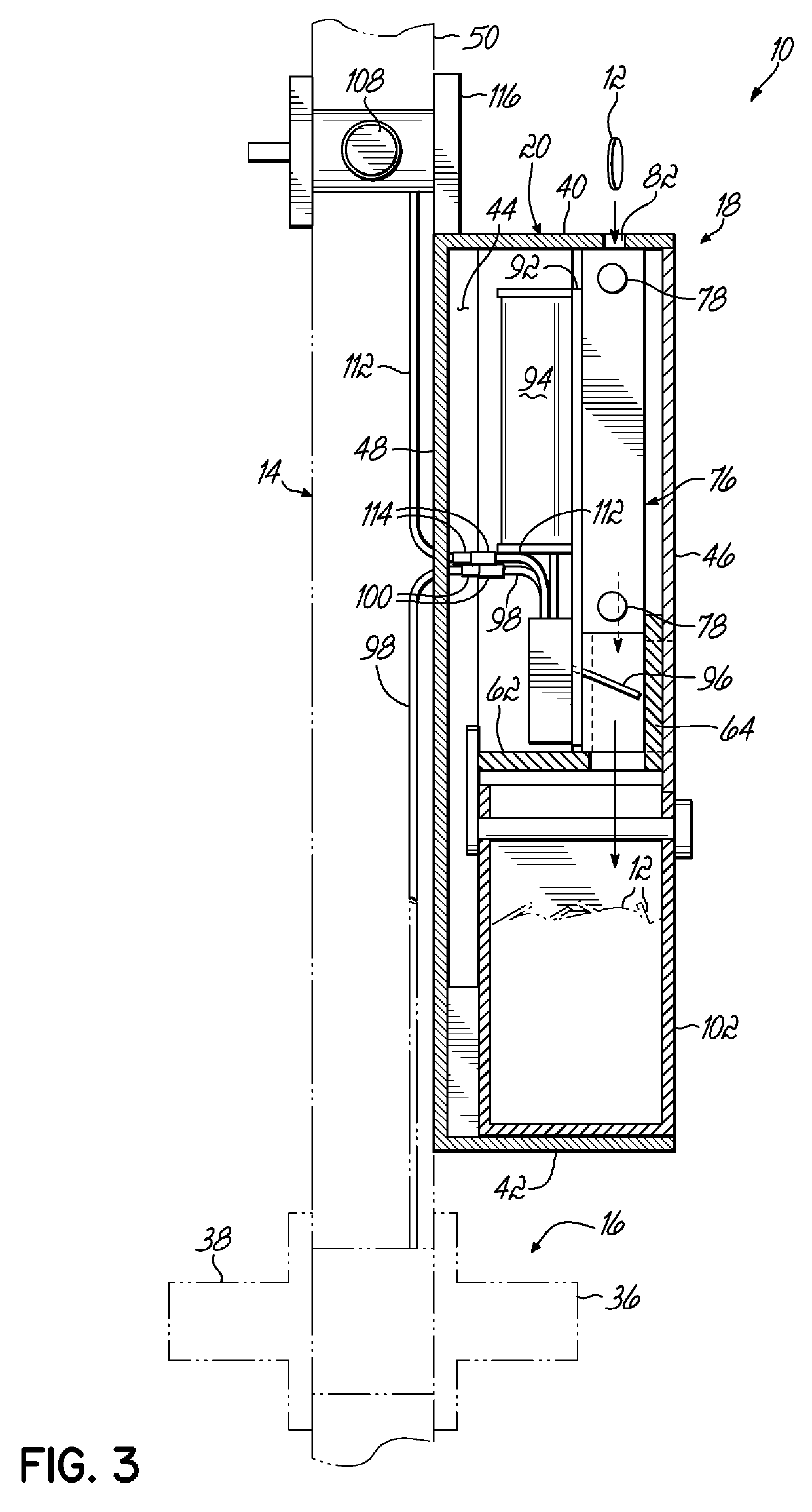 Token operated access control system