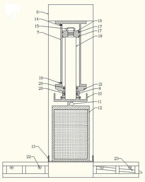 Vertical microporous oil press and control device thereof
