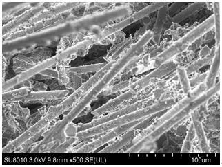 Aluminum-titanium doped silicon dioxide aerogel/fiber composite material and preparation method thereof