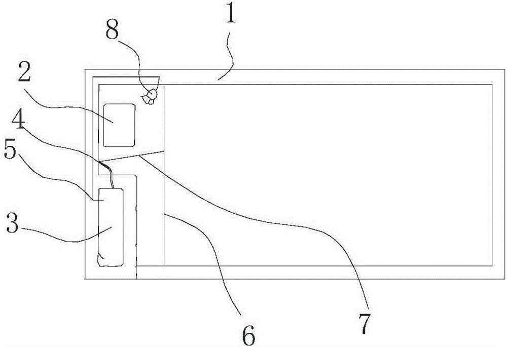 Container capable of achieving dry mist humidity control and fresh keeping of fruits and vegetables