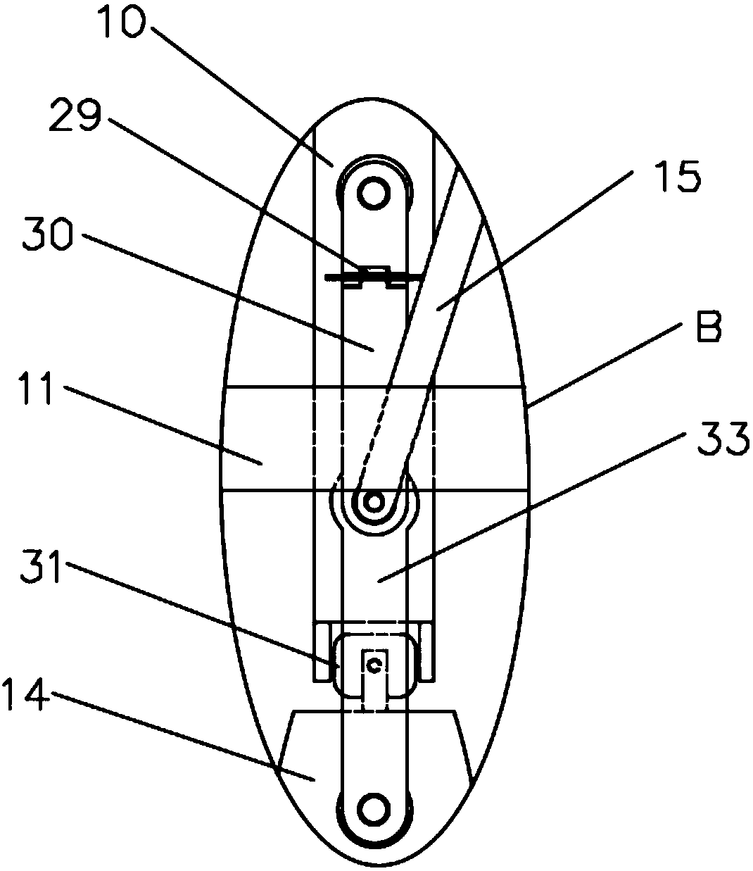 Sheep shearing device for animal husbandry