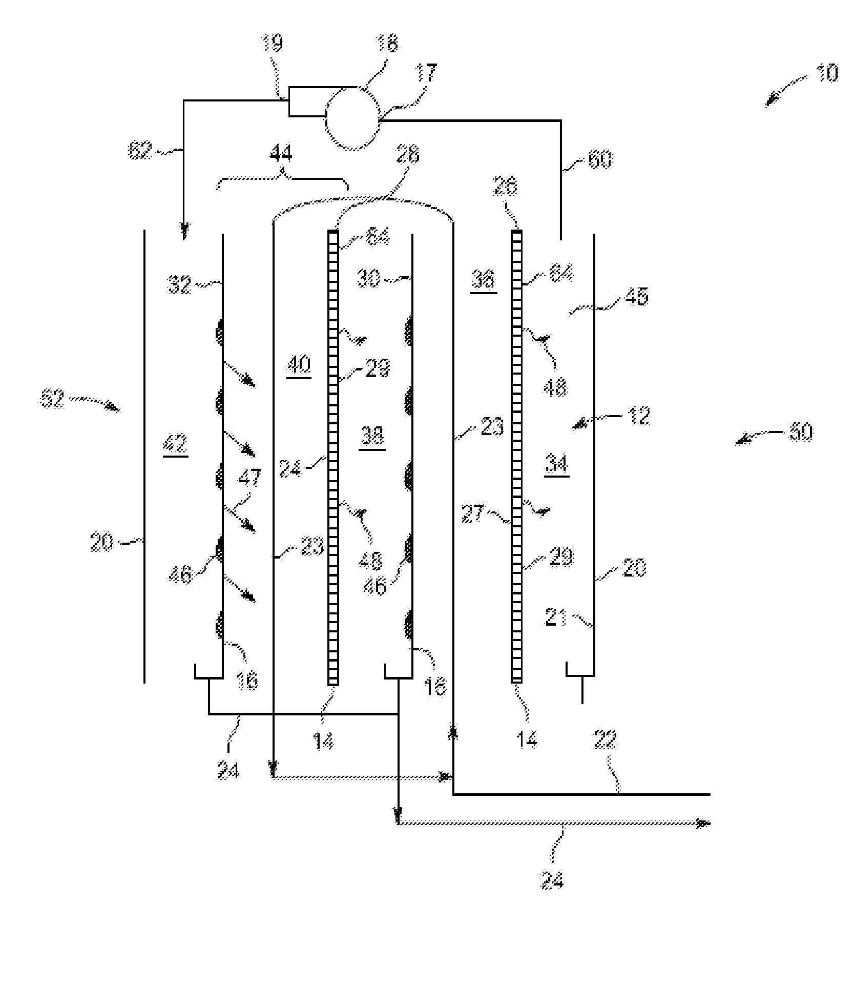 Vapor compression membrane distillation system and method